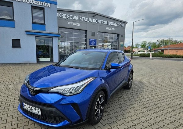 Toyota C-HR cena 91000 przebieg: 42000, rok produkcji 2021 z Poznań małe 191